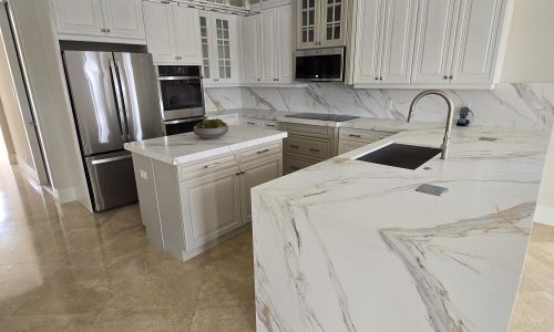 Repainted Kitchen Cabinetry