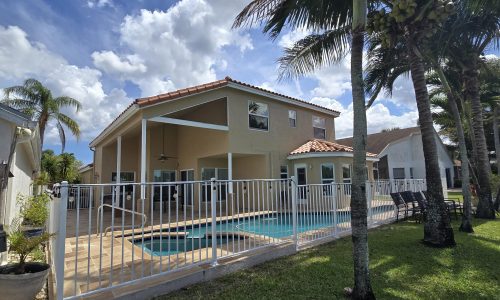 Aluminum Railing Fence After