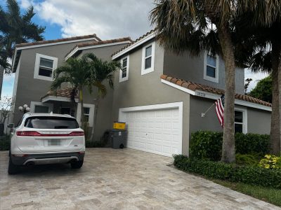 house exterior painted gray