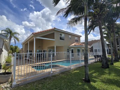 house and aluminum fence painting boca raton fl