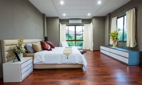 Gray Master Bedroom