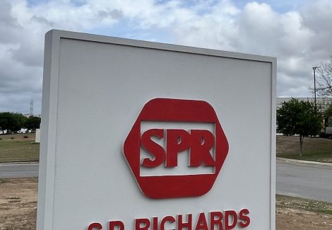 S.P. Richards Sign Repainting