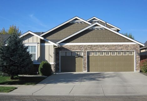 Four Color House Exterior in Meridian ID