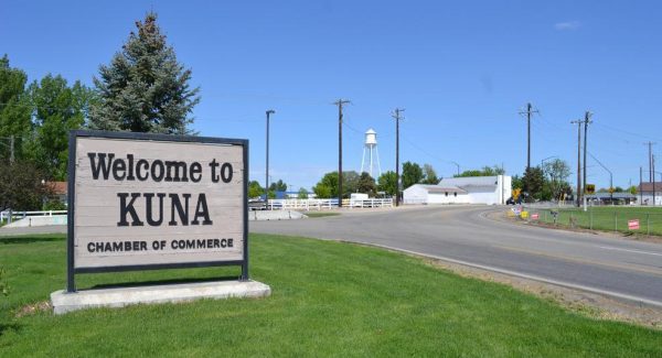 kuna chamber of commerce sign