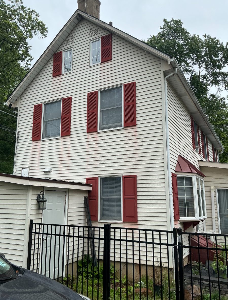 stained white siding on exterior Preview Image 1