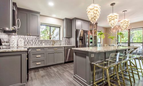Gray Kitchen Cabinets