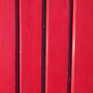 Wood painted red
