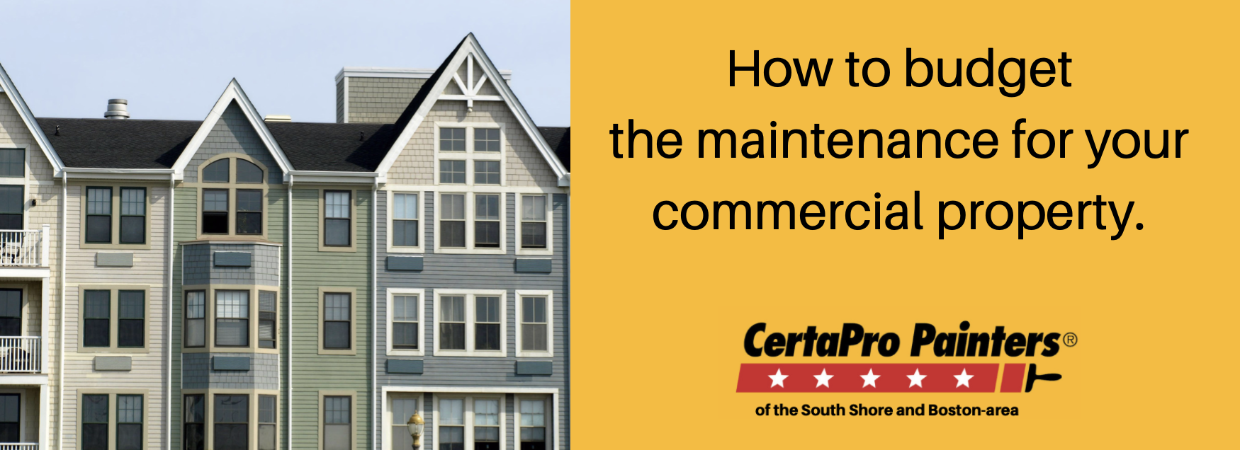 Developing a paint budget for Commercial Properties CertaPro Painters