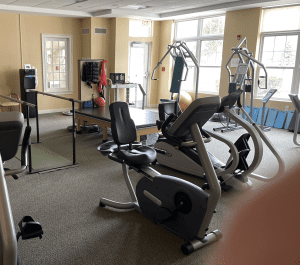 Gym at assisted living community