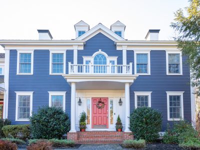 Residential exterior painting project in Hanover, MA