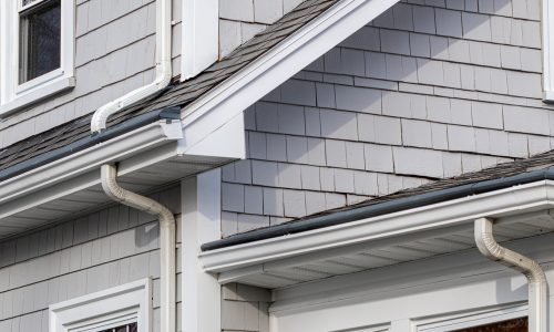 Gray Stained Shingles