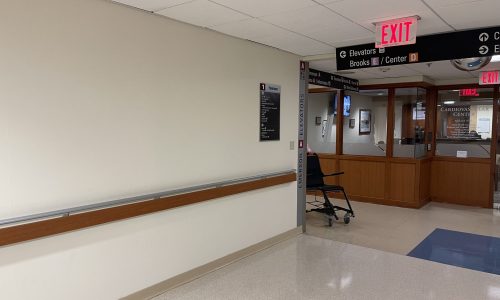 Painting to hospital hallway
