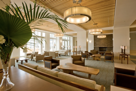 Lobby and common area of assisted living facilty