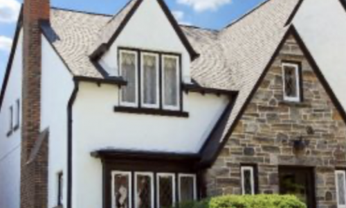 Exterior Tudor Home Painting