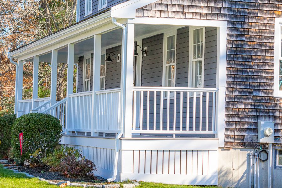 White painted porch banisters and trim Preview Image 3
