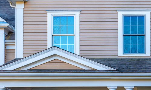 Tan & White Painted Exterior