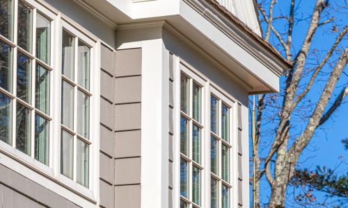 Gable and dormers after exterior painting project