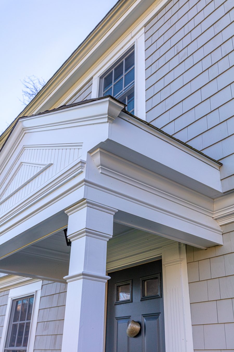 White painted porch banisters and trim Preview Image 1