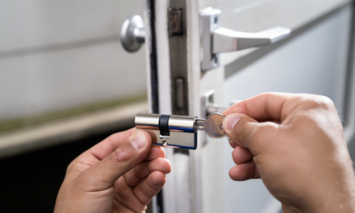 Doors to exterior stay locked.