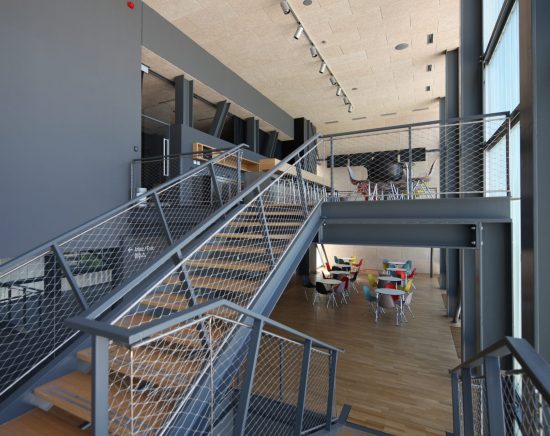 college interior common area painting