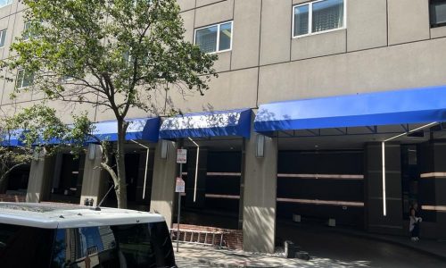 Hotel Exterior Awning Painting