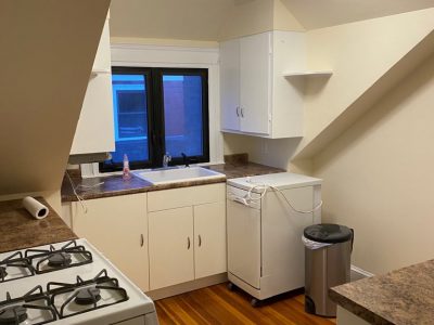 Residential interior kitchen in Brighton, MA