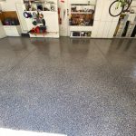 close up of finished garage floor by certapro