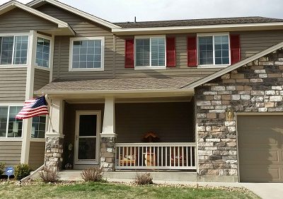 Exterior house painting by CertaPro painters in Firestone, CO