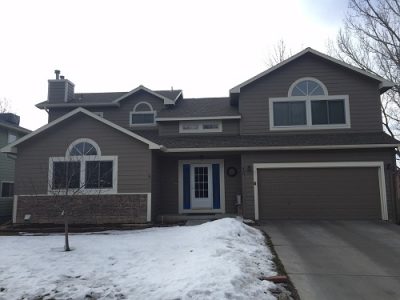 Exterior house painting by CertaPro painters in Louisville, CO