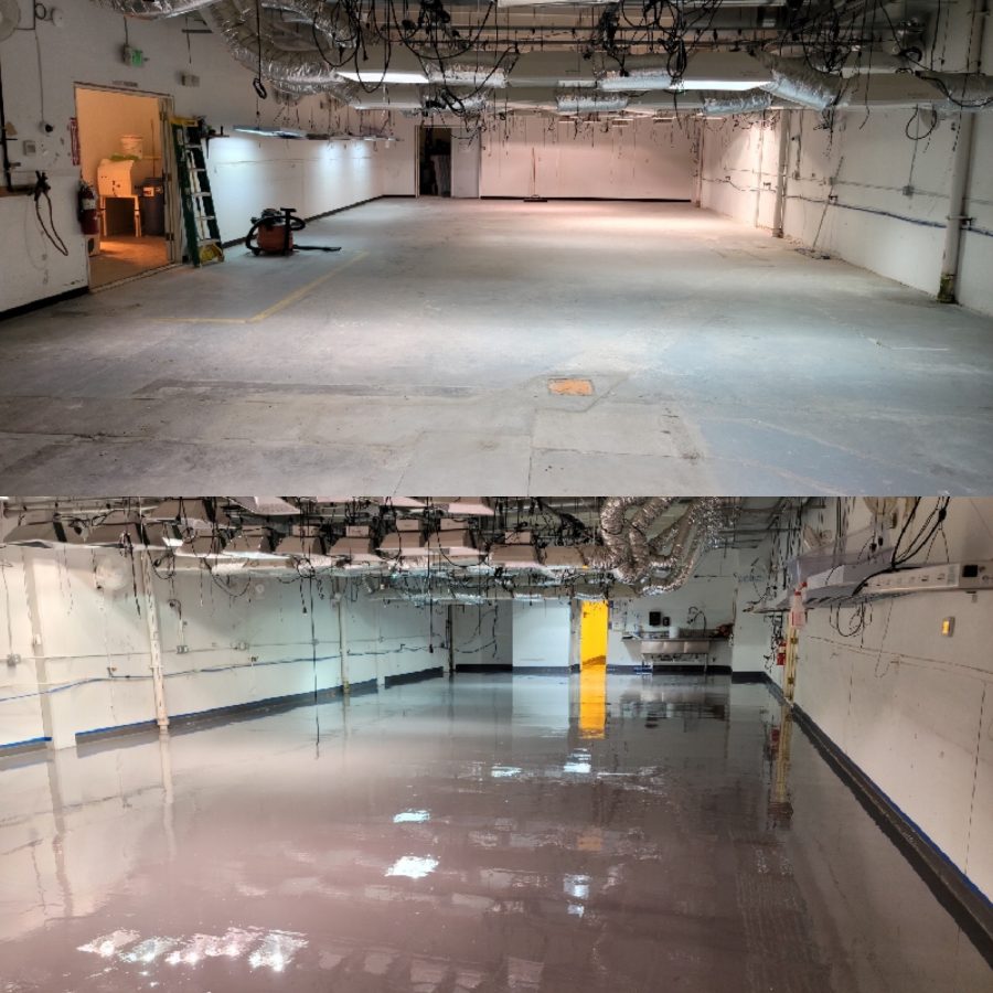 Facility 3 before and after flooring Preview Image 6