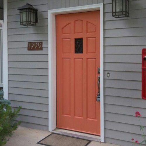 Door and siding painting