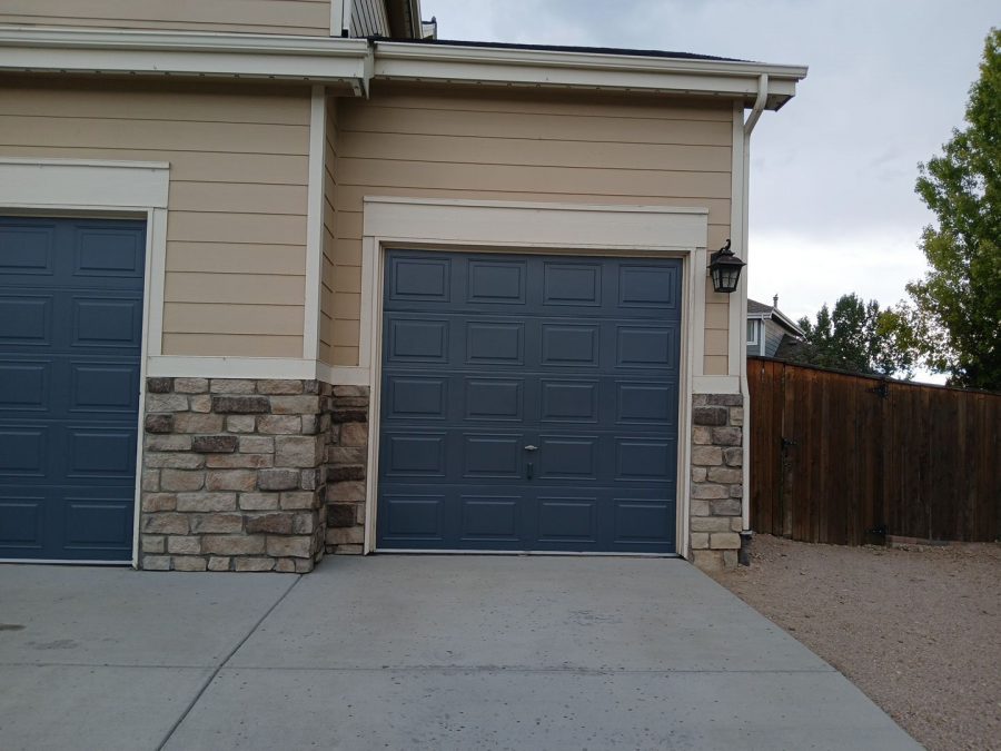 blue painted garage door Preview Image 6