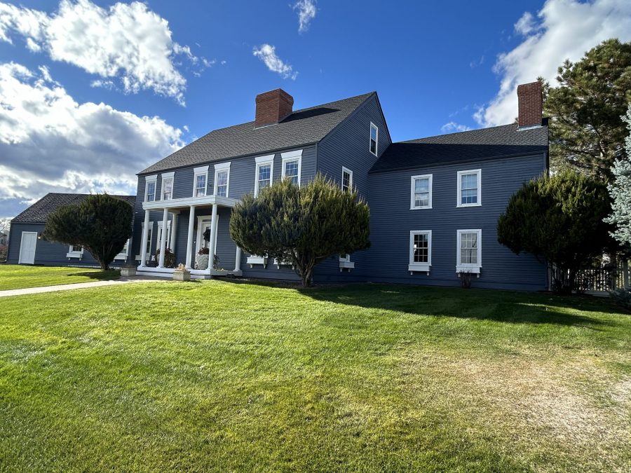 front yard and front of grey painted house Preview Image 8