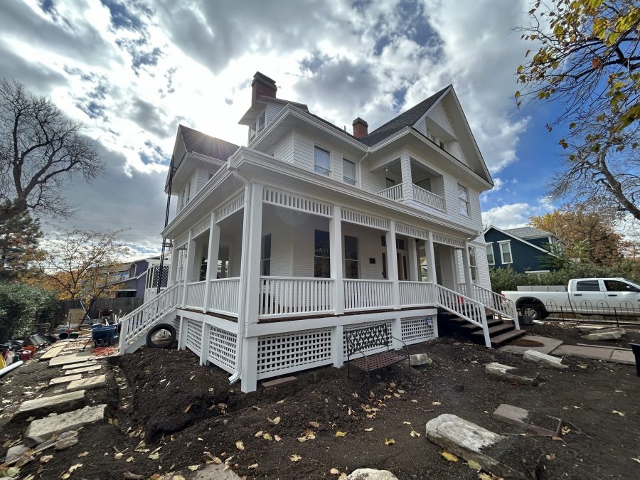 historic home fully repainted white Preview Image 1