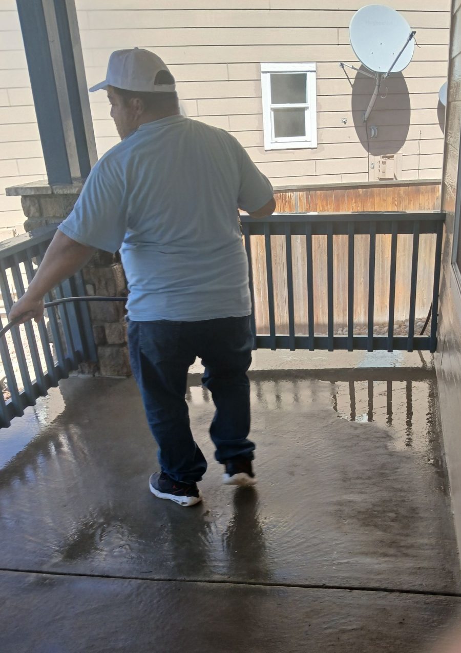 person washing front porch Preview Image 14