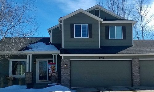 Green Painted Exterior