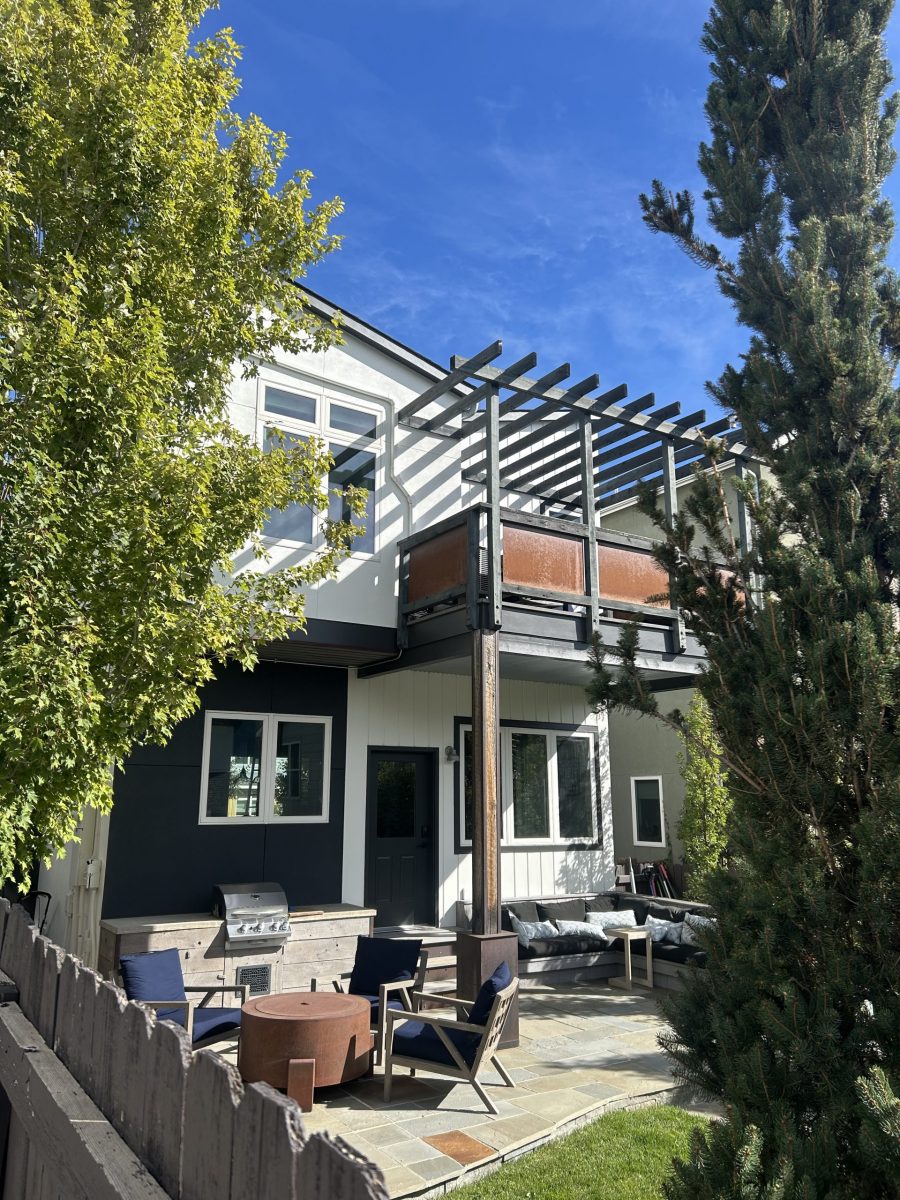 white and black painted home exterior Preview Image 5