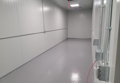 Facility 2 after flooring