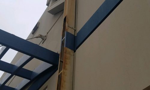 Chalking on Siding from Oxidation