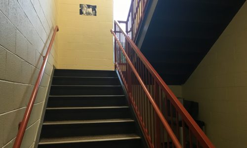 Industrial Coating Application on Staircase - After Photo