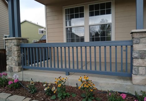 Front Porch & Garage Door Painting