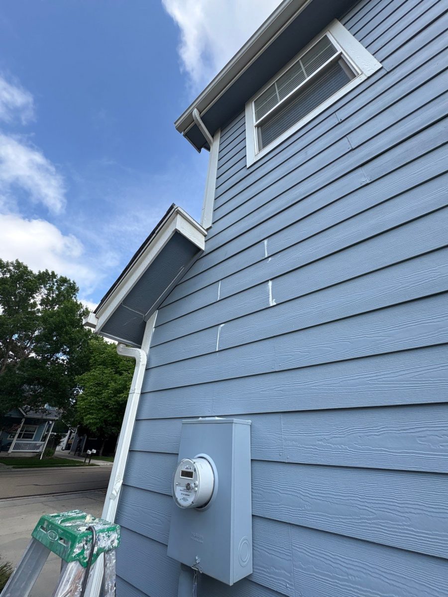 side of house with blue siding Preview Image 8