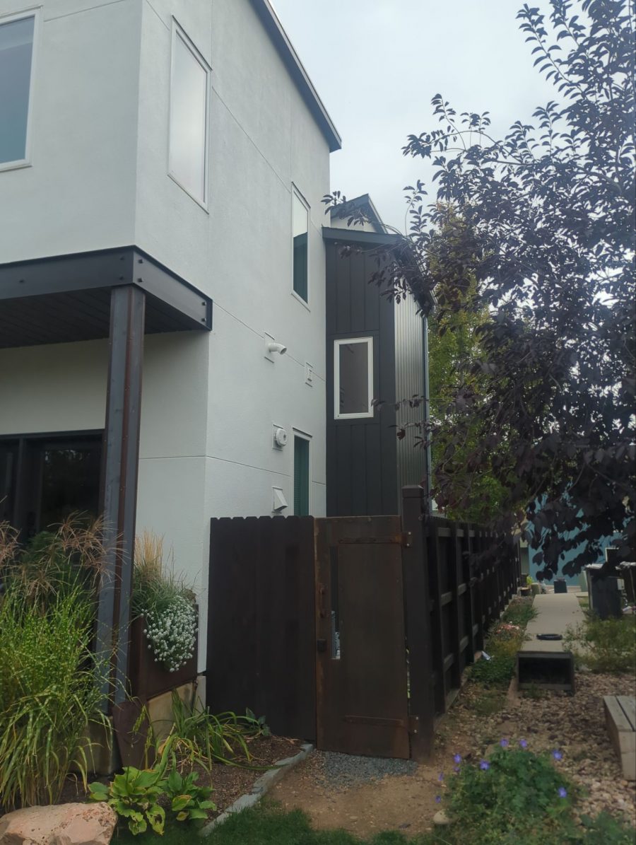 white and black painted home exterior Preview Image 3