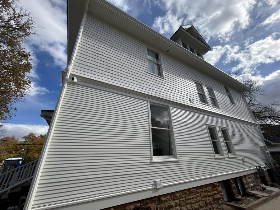 historic home fully repainted white Preview Image 5