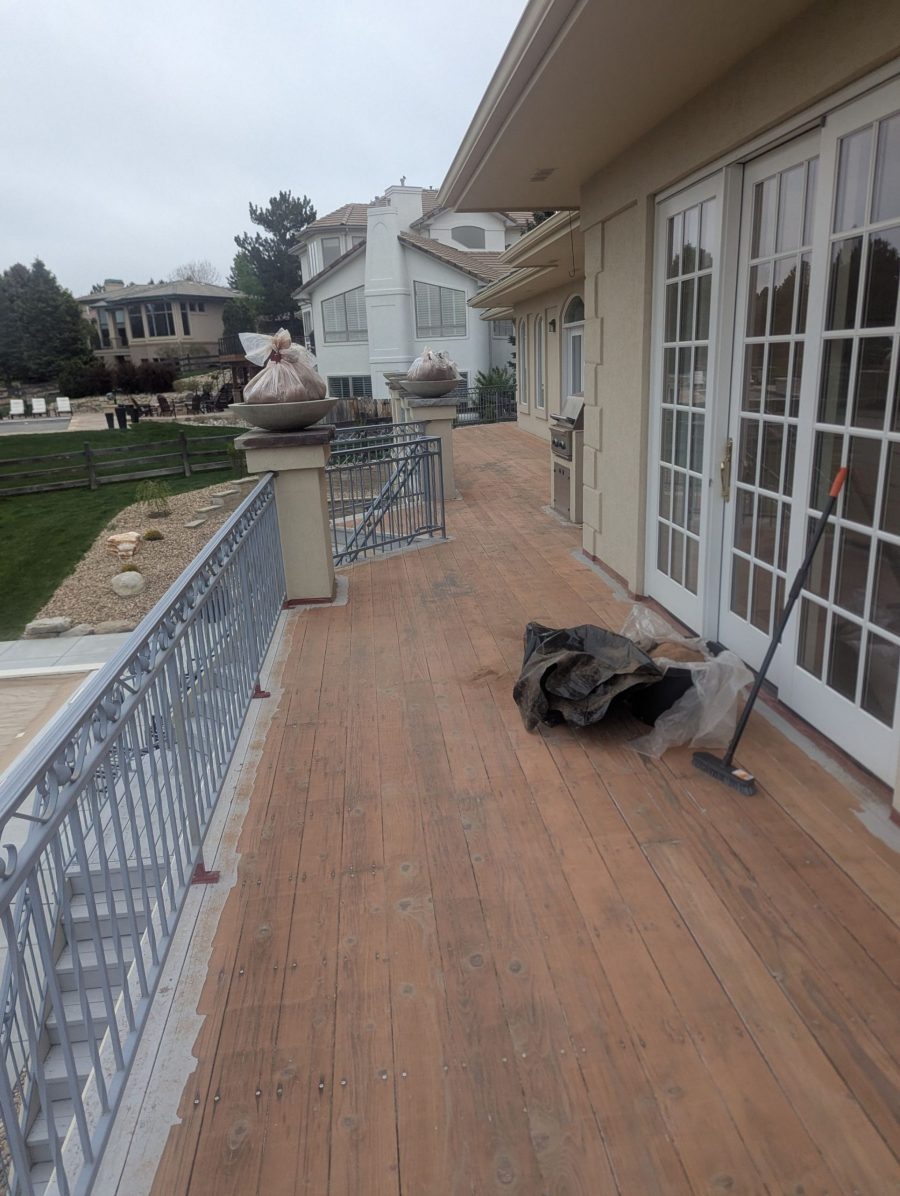wooden deck partially stripped Preview Image 16
