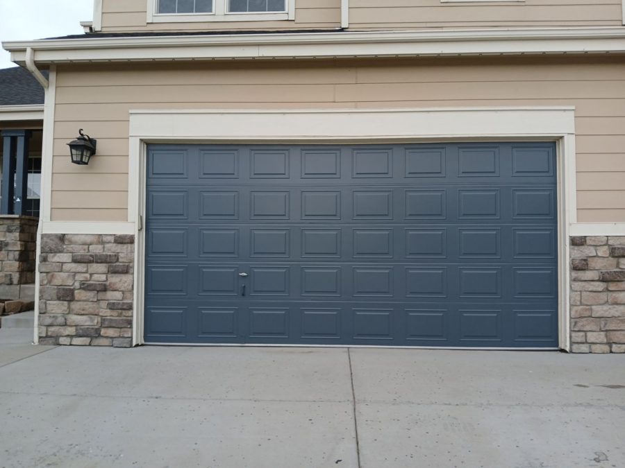 blue painted garage door Preview Image 7