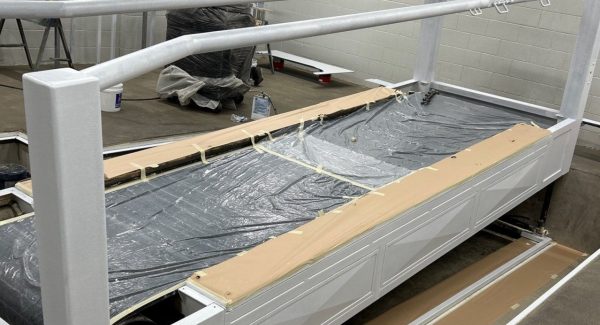 painted equine treadmill