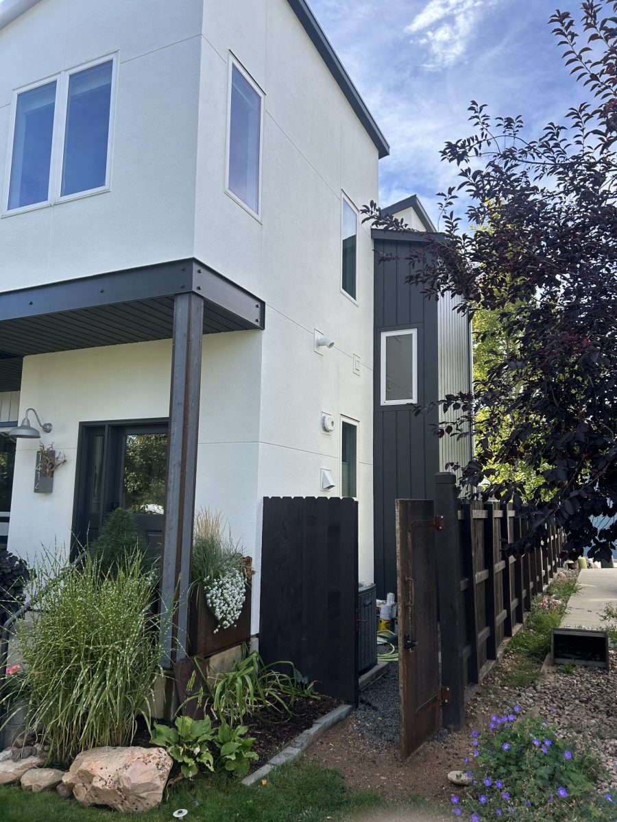 white and black painted home exterior Preview Image 1