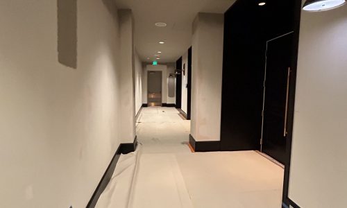 Level 5 Finish Application to Interior Walls