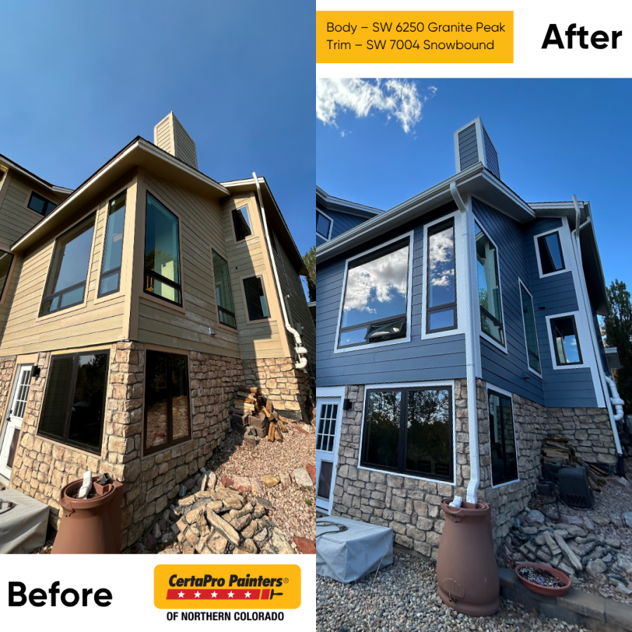 before and after of painted house Preview Image 1